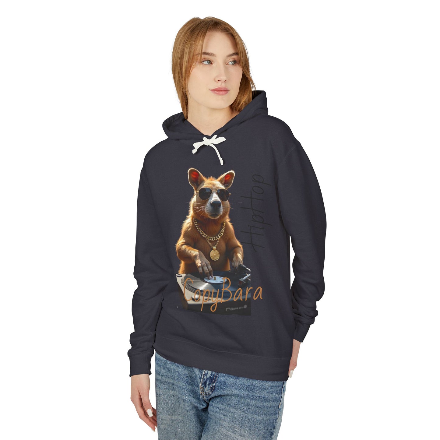 Unisex Lightweight Hoodie - Bara Design Hip-Hop Sweatshirt
