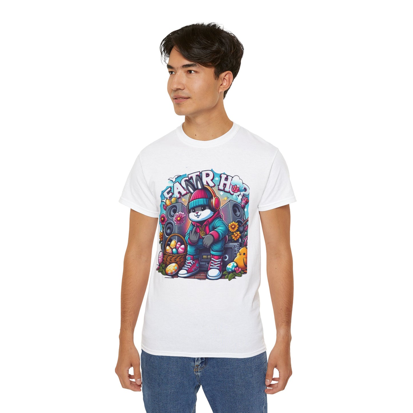 Hip Hop Bunny Tee - Easter Streetwear